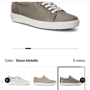 ECCO SOFT 7 WOMEN'S SNEAKER Stone Metallic